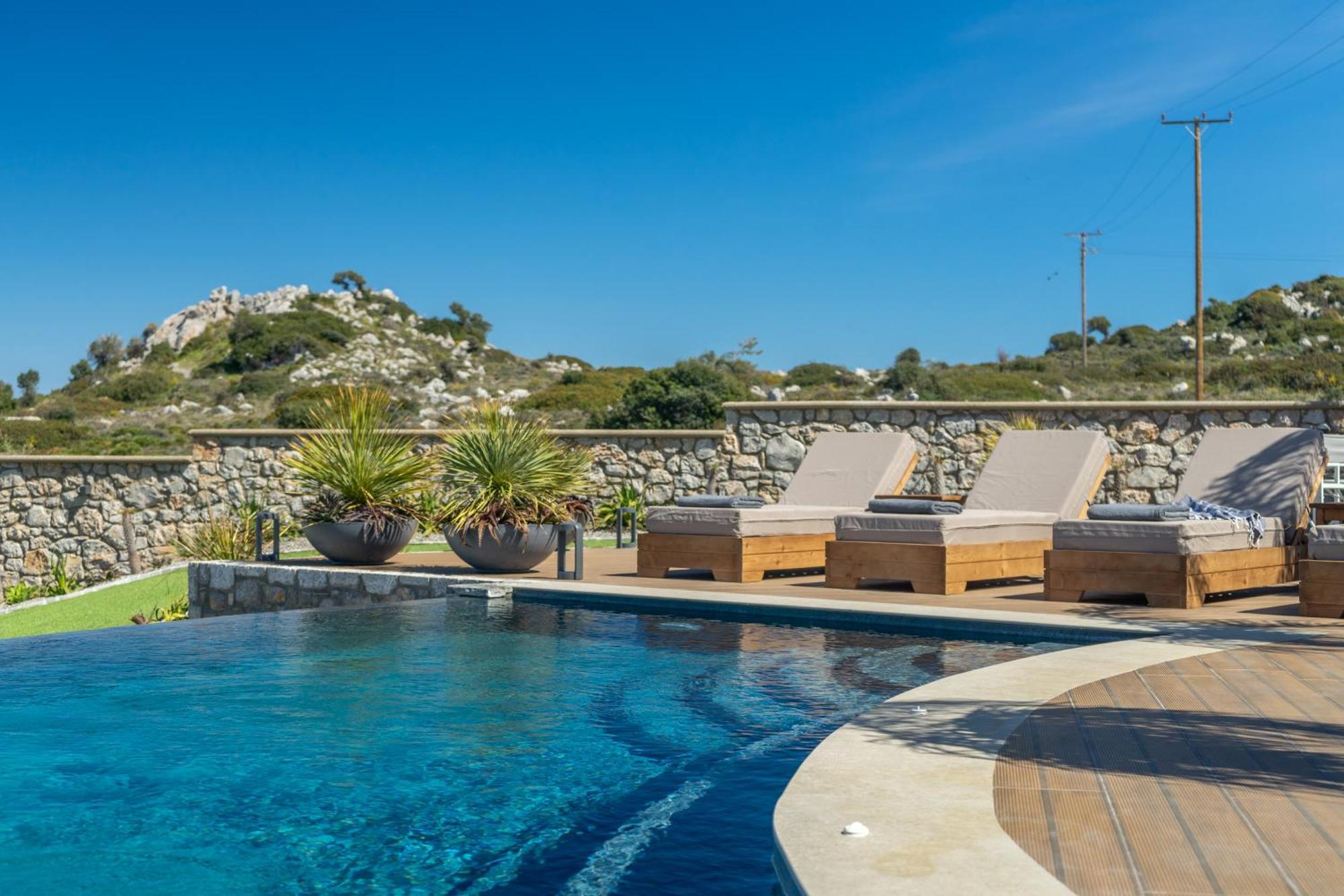 Rhode Luxury Villa Kalithies Eksteriør bilde