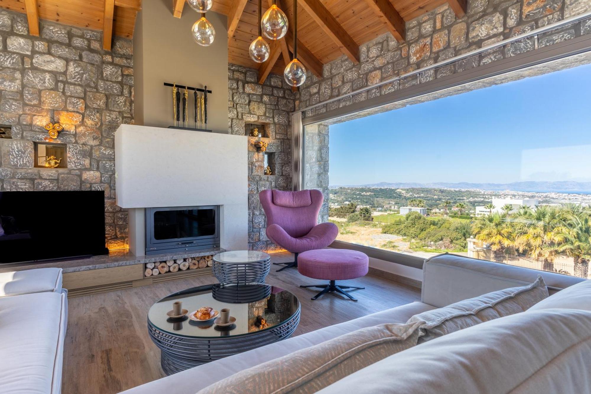 Rhode Luxury Villa Kalithies Eksteriør bilde