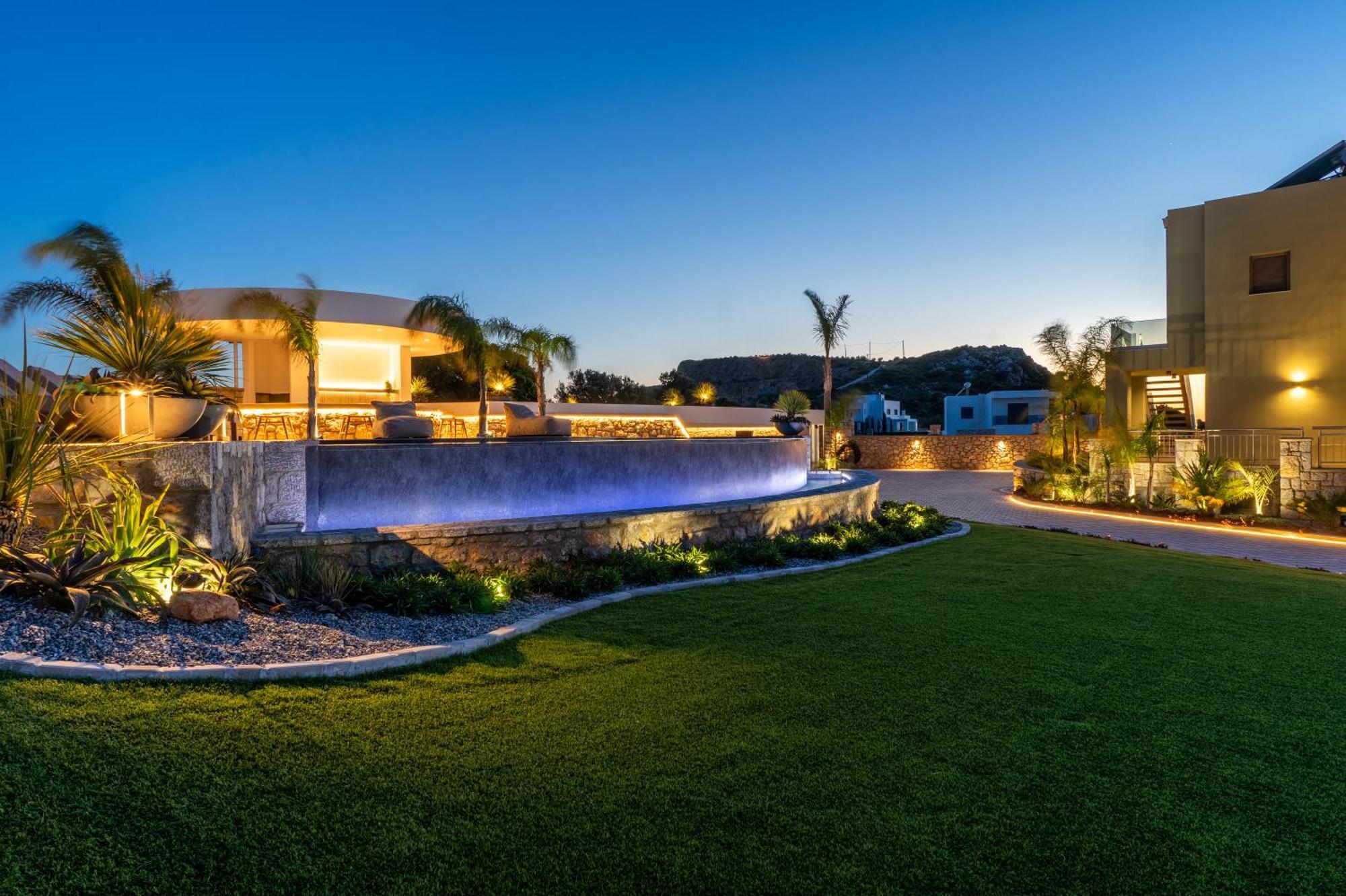 Rhode Luxury Villa Kalithies Eksteriør bilde