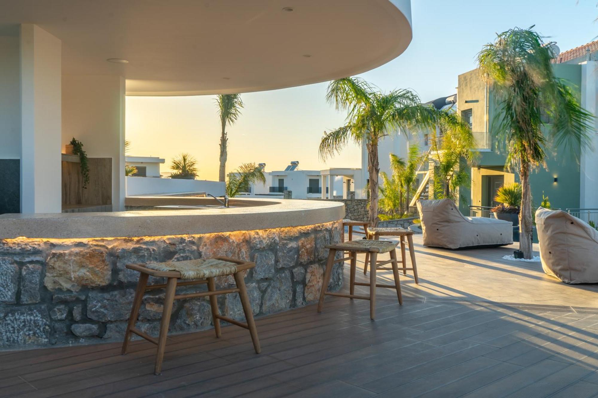 Rhode Luxury Villa Kalithies Eksteriør bilde
