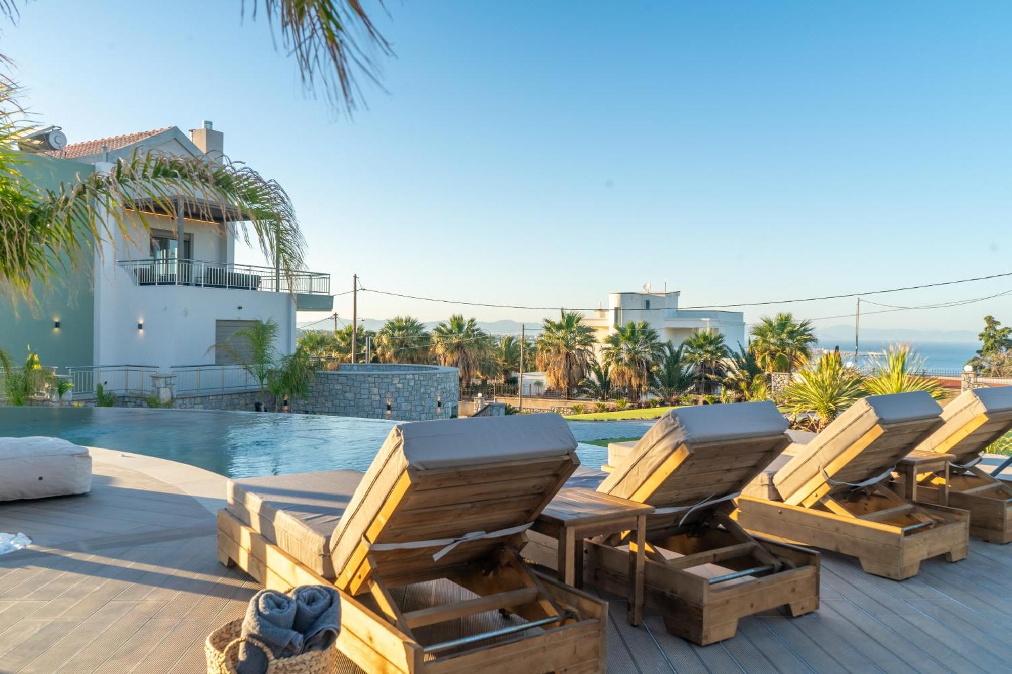 Rhode Luxury Villa Kalithies Eksteriør bilde