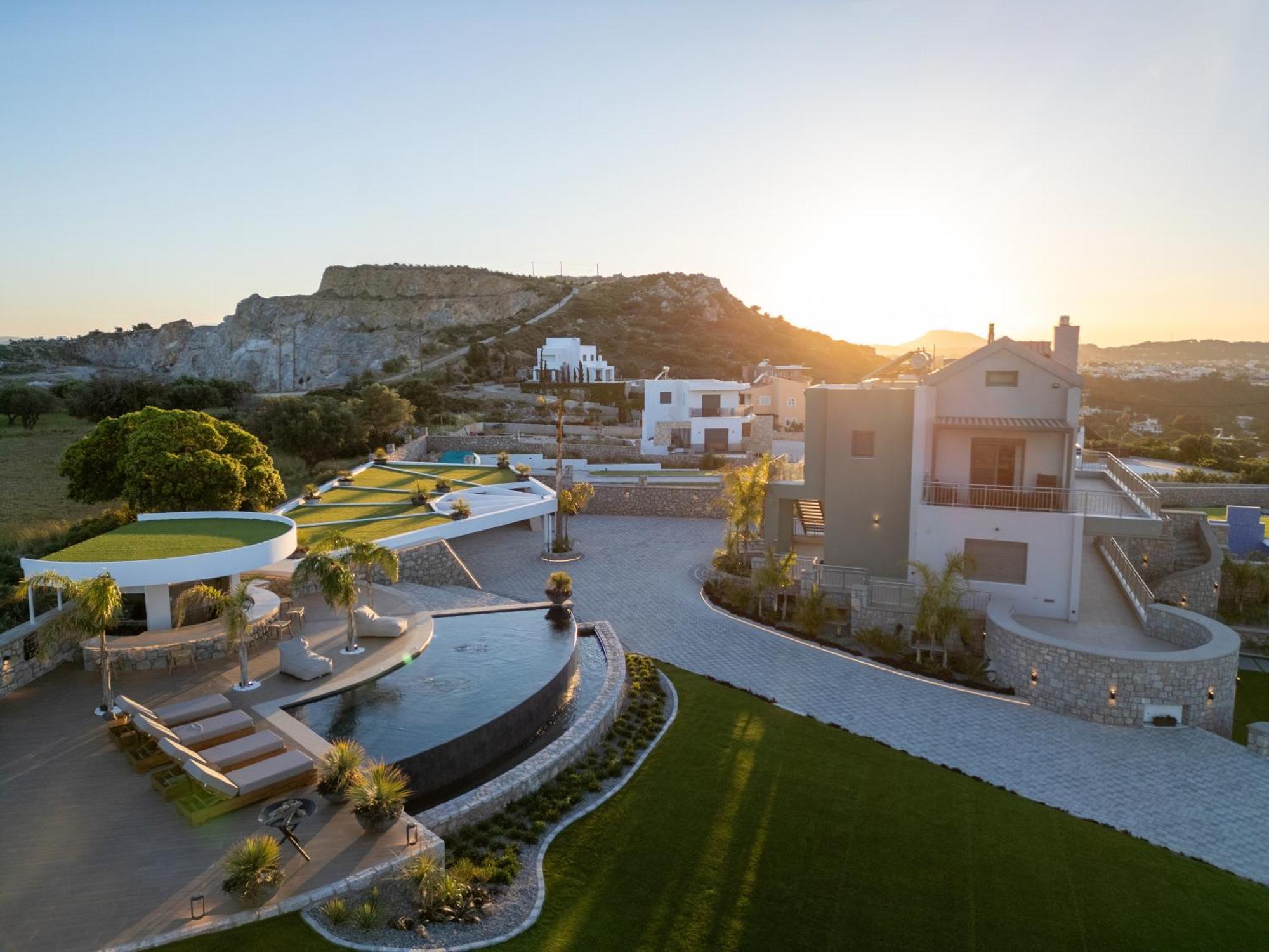 Rhode Luxury Villa Kalithies Eksteriør bilde