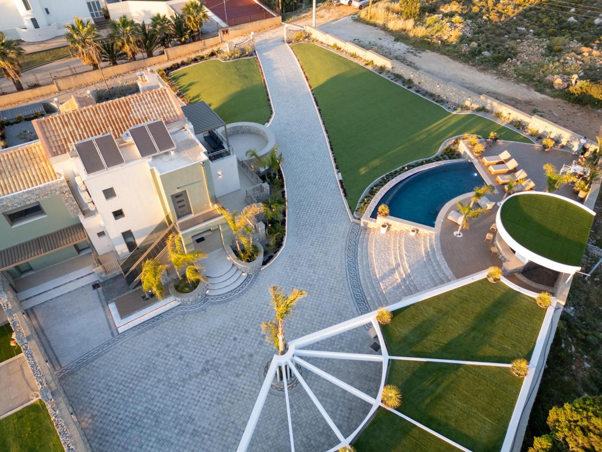 Rhode Luxury Villa Kalithies Eksteriør bilde