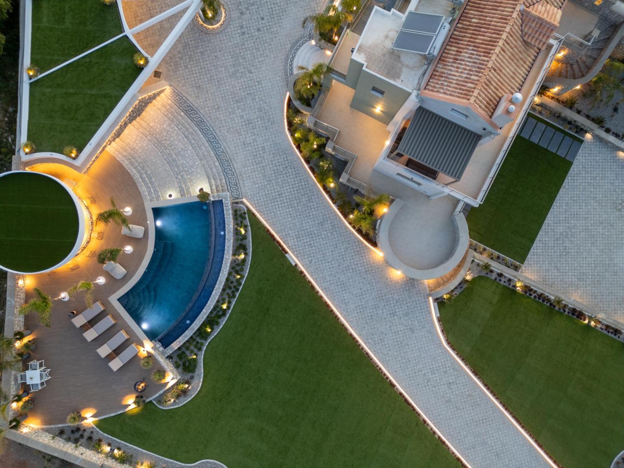 Rhode Luxury Villa Kalithies Eksteriør bilde